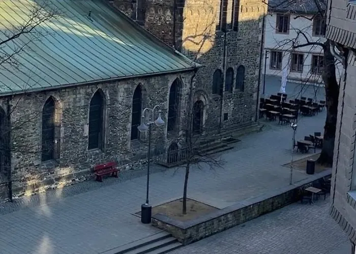 아파트 Hyggeliving - 94 Qm - Blick Auf Marktkirche - 65 Zoll Tv - Hunde - Neu 고슬라르