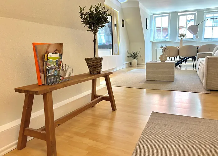 아파트 Hyggeliving - 94 Qm - Blick Auf Marktkirche - 65 Zoll Tv - Hunde - Neu